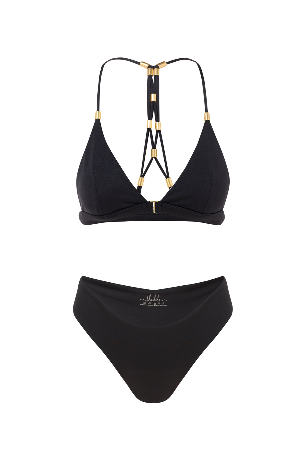 Taylor Bikini Top Noir - Joues De Sable