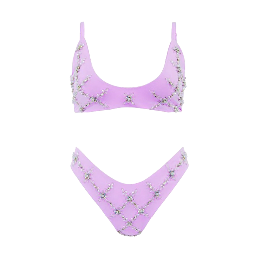 Mary Una Bikini Top Lilac - Oceanus the label