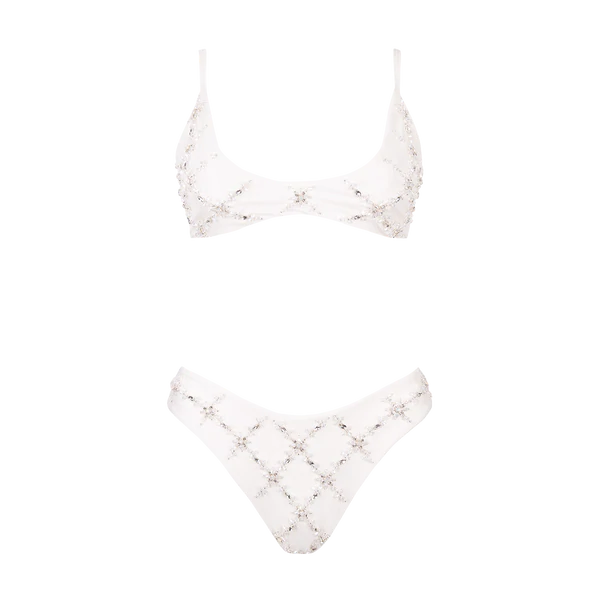 Mary Una White Bikini Set - Oceanus the Label